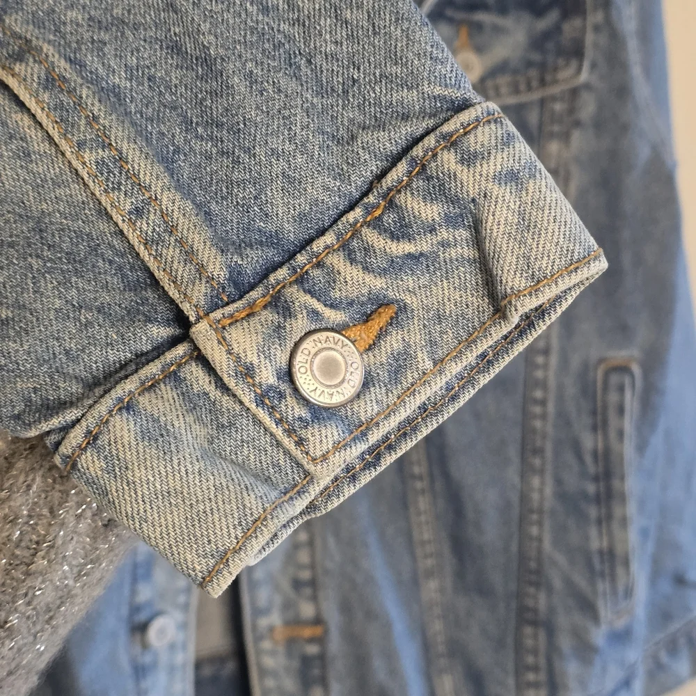 Old Navy Girls XL 14-16 Oversized Denim Jean Jacket Blue 100% Cotton Teen